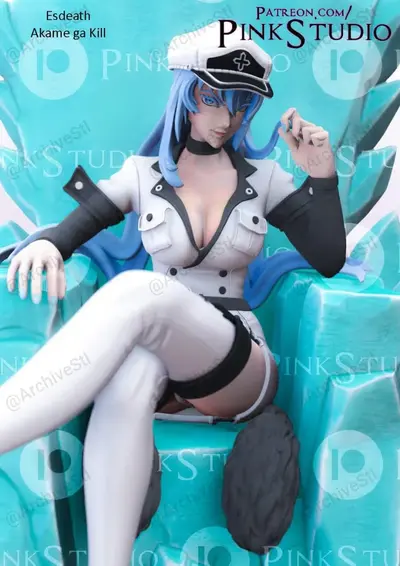 Esdeath Akame Ga Kill Archivo Stl Para Impresion 3D