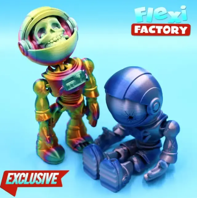 Esqueleto Astronauta Archivo Stl Obj Para Impresion 3D