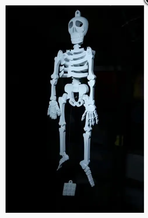 Esqueleto Bailarin Archivo STL OBJ para Impresion 3D