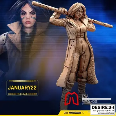 Eva Patrol Mode Archivo Stl Para Impresion 3D