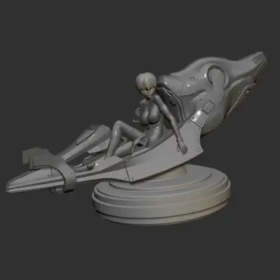 Evangelion Rei Ayanami Jnk Archivo Stl Para Impresión 3d