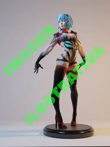 Evangelion Rei Hot Racer Archivo Stl Para Impresión 3d