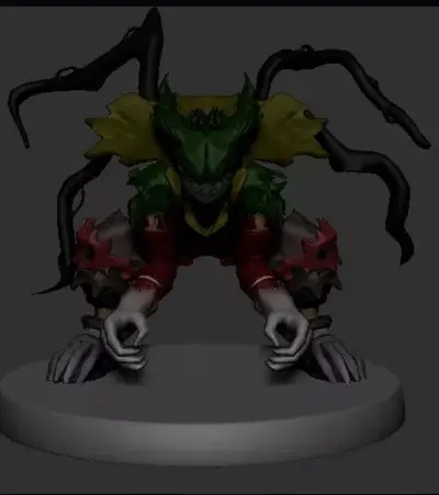 Evil Midoriya Boku No Hero Archivo Stl Para Impresion 3D