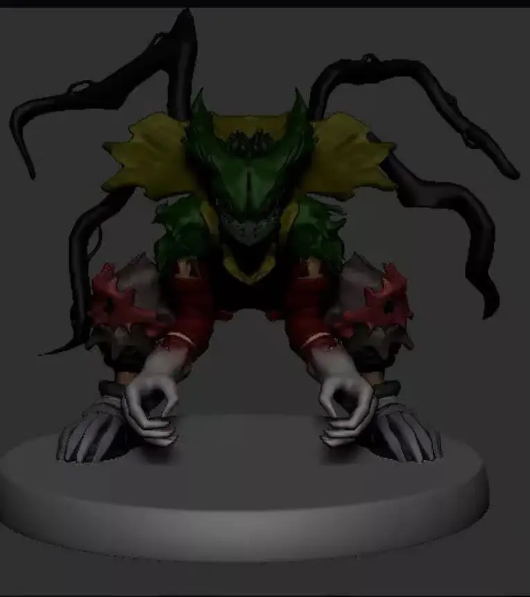 Evil Midoriya Boku No Hero Archivo Stl Para Impresion 3D