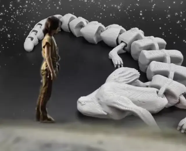 Falkor Historia Sin Fin Archivo Stl Obj Para Impresion 3D