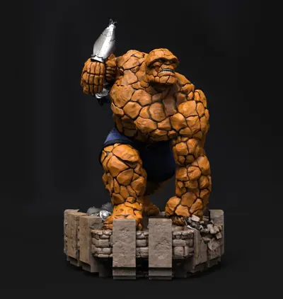 Fantastic 4 The Thing Archivo Stl Para Impresion 3D