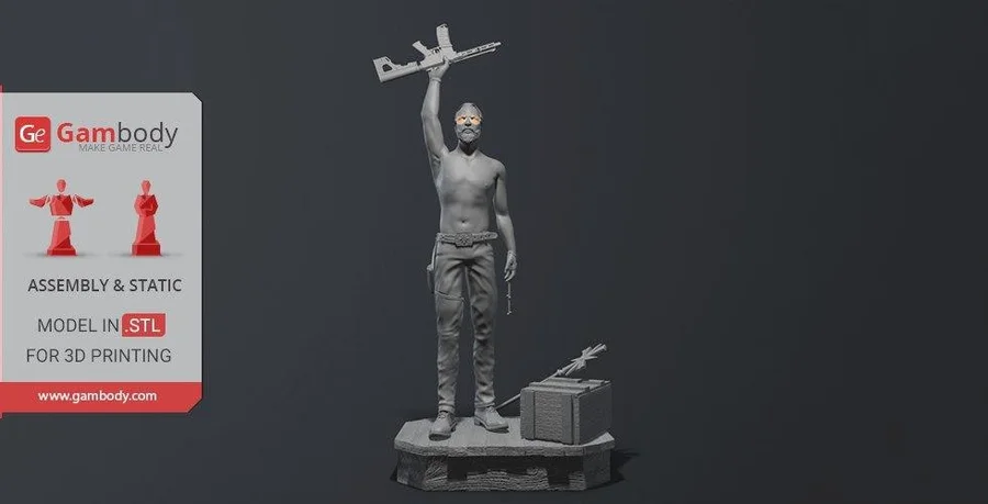 Farcry 5 Joseph Seed Archivo STL Impresión 3D