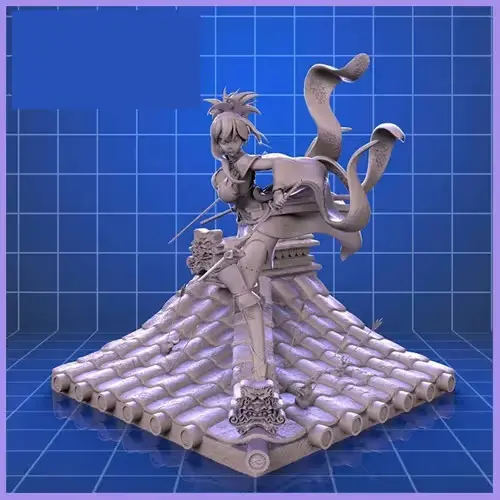 Fate Miyamoto Musashi Rb Archivo Stl Para Impresión 3d