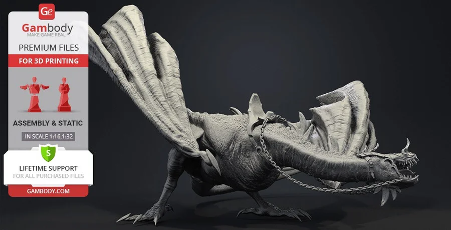 Fell Beast Archivo STL Impresión 3D