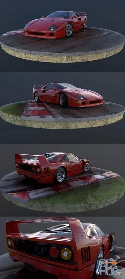Ferrari 250 Gto (series I) 1962 Archivo STL Impresión 3D