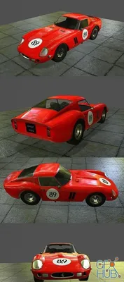 Ferrari F40 3d Archivo STL Impresión 3D