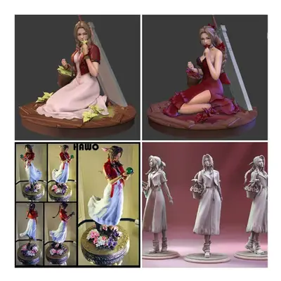 Final Fantasy Aerith X3 Archivos Stl Para Impresión 3d