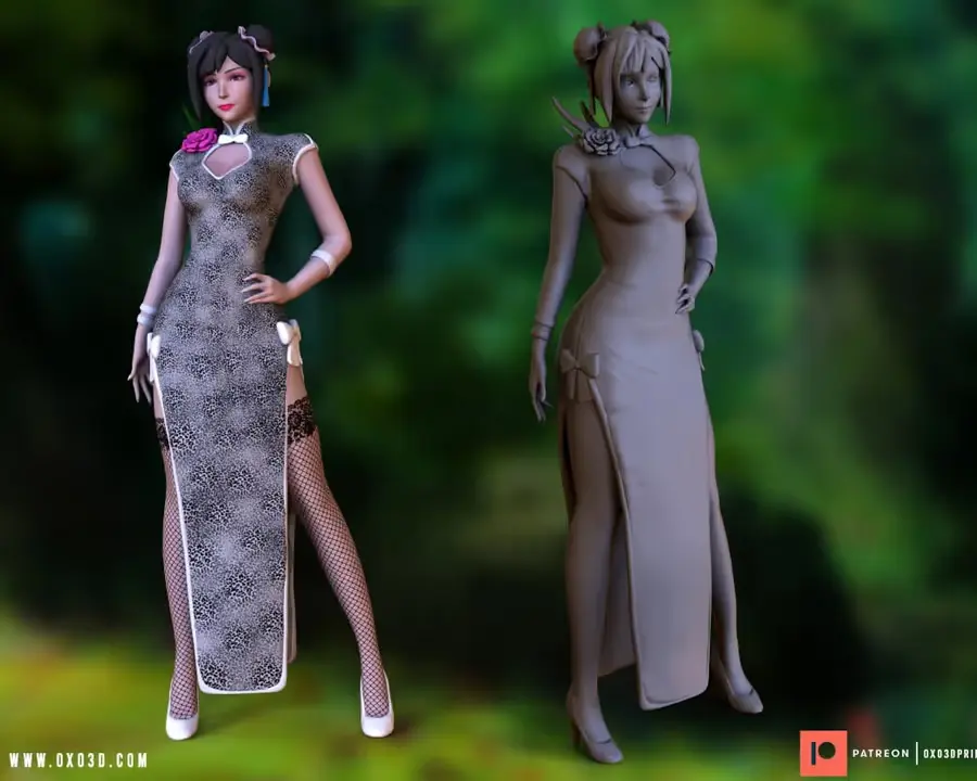 Final Fantasy Tifa 2 Archivo Stl Para Impresion 3D