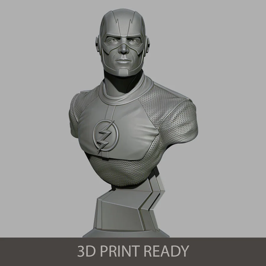 Flash Bust Archivo STL Impresión 3D