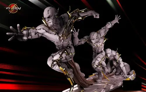 Flash Diorama + Alone + Busto Archivo Stl Para Impresión 3d