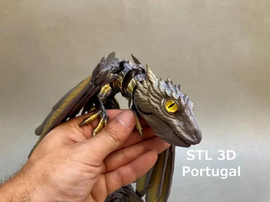 Flexi Archaeopterix Mordedor Archivo STL para Impresion 3D
