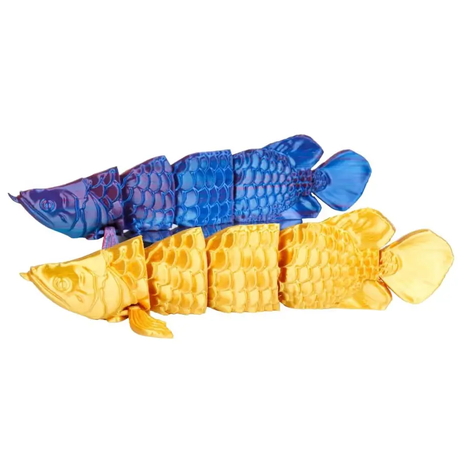 Flexi Arowana Pez Archivo STL OBJ para Impresion 3D