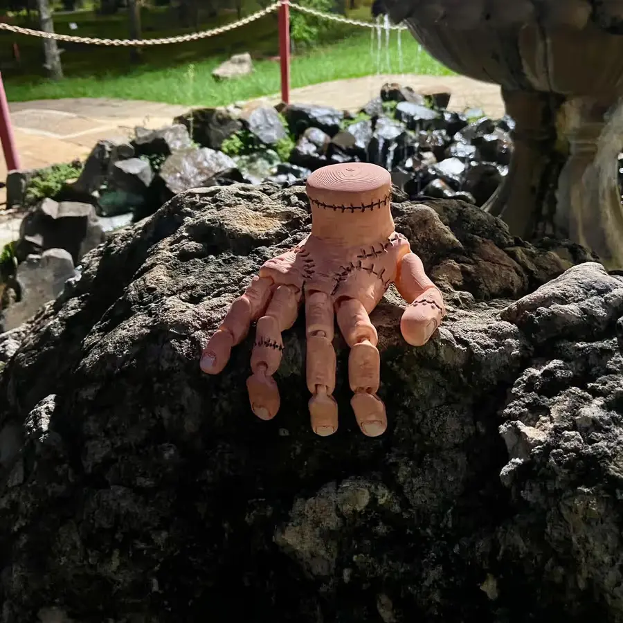 Flexi Dedos Merlina Archivo STL OBJ para Impresion 3D