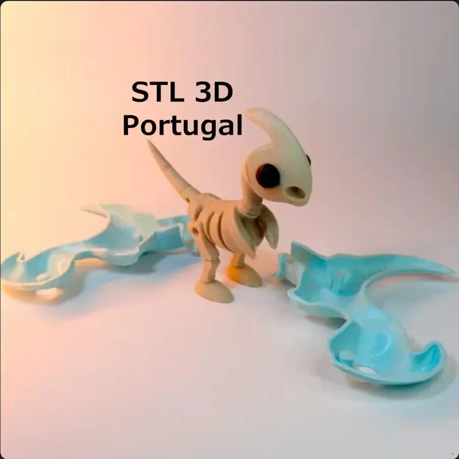 Flexi Dino Puzzle Archivo Stl Obj Para Impresion 3D