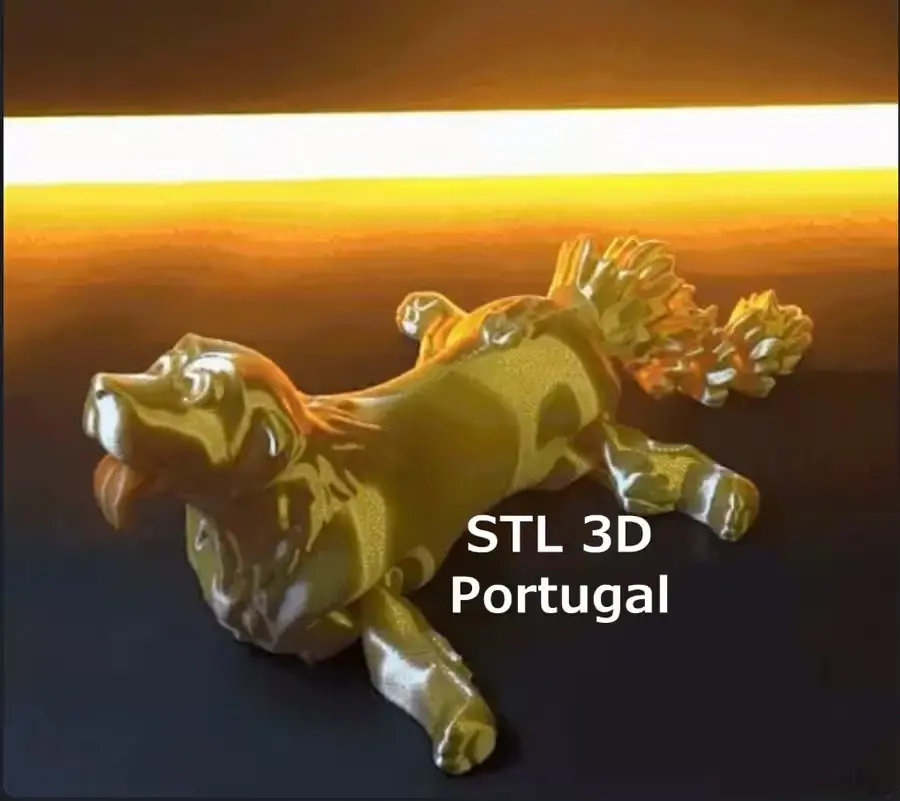 Flexi Goln Retriever Archivo Stl Obj Para Impresion 3D