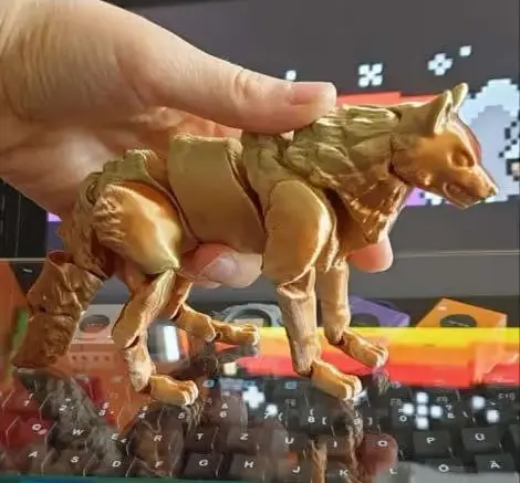 Flexi Lobo Archivo STL OBJ para Impresion 3D