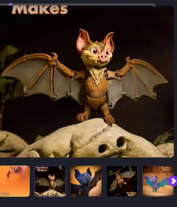 Flexi Matmirebat Archivo Stl Obj Para Impresion 3D