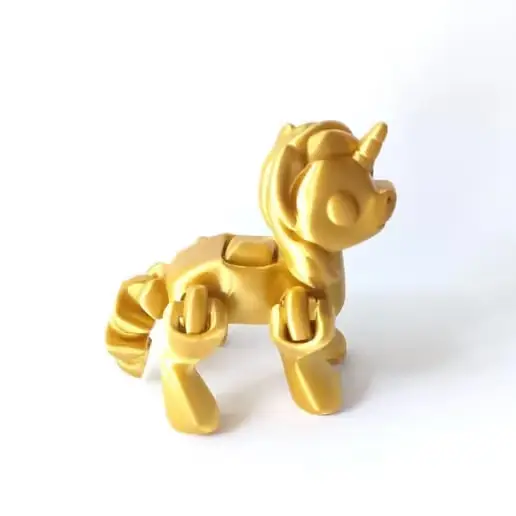 Flexi Nice Flexi Unicornio Archivo Stl Obj Para Impresion 3D