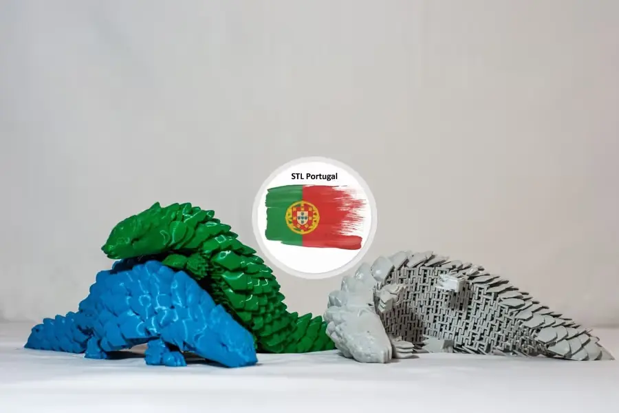 Flexi Pangolin Archivo STL OBJ para Impresion 3D