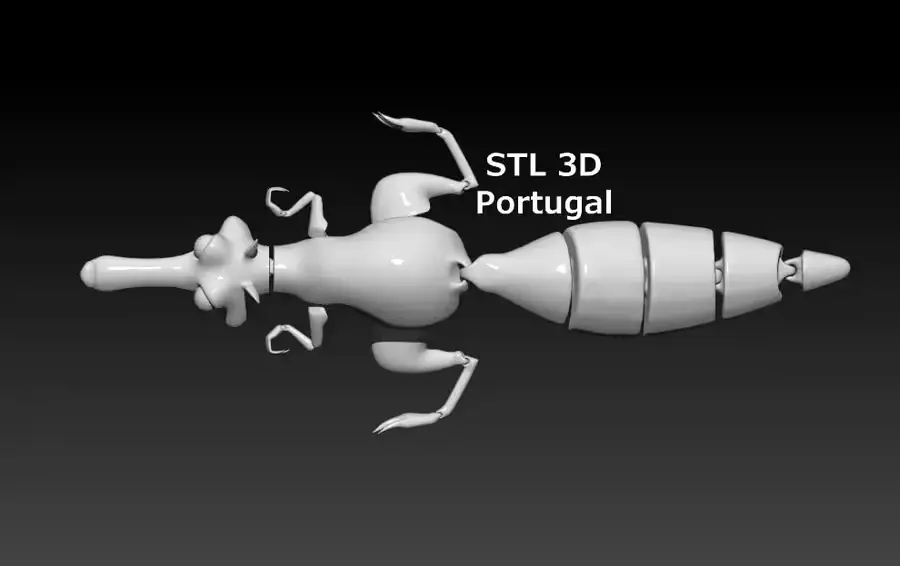 Flexi Scrat Ice Of Age Archivo Stl Obj Para Impresion 3D