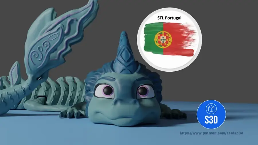 Flexi Sisu Dragon Raya Archivo STL OBJ para Impresion 3D