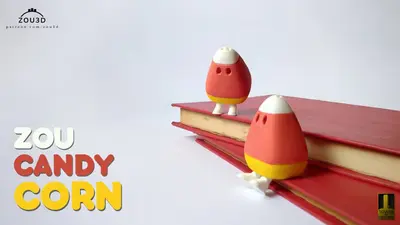 Flexi Zou Candy Corn Archivo STL OBJ para Impresion 3D
