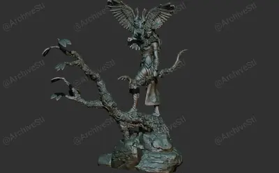 Forest Guardian Archivo Stl Para Impresion 3D