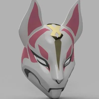 Fortnite Kitsune Drift Mask Archivo STL Impresión 3D