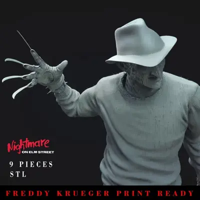 Freddy Krueger Maurom Stl Obj Impresión 3d