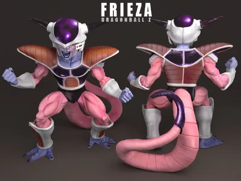 Freezer Primera Fase DBZ Archivo STL OBJ para Impresion 3D