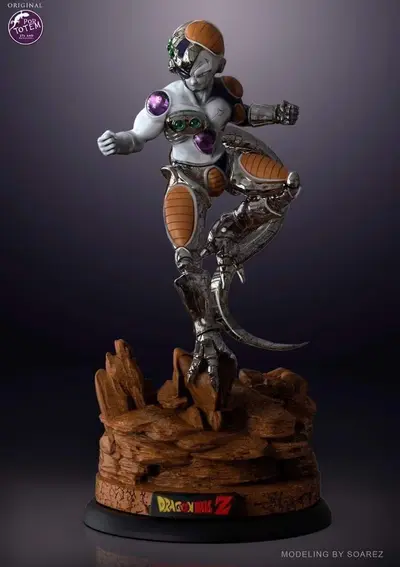 Freezer Reconstruido DBZ Archivo STL OBJ para Impresion 3D