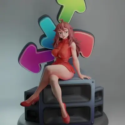 Friday Night Funkin Archivo Stl Obj Para Impresion 3D