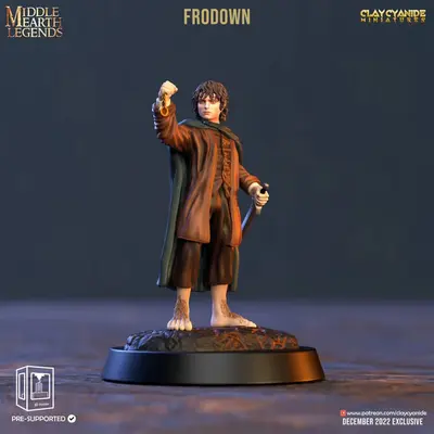 Frodo Archivo STL OBJ para Impresion 3D