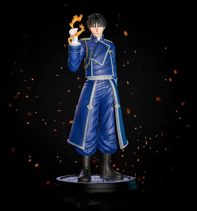 Full Metal Alchemist Roy Mh Archivo Stl Para Impresión 3d