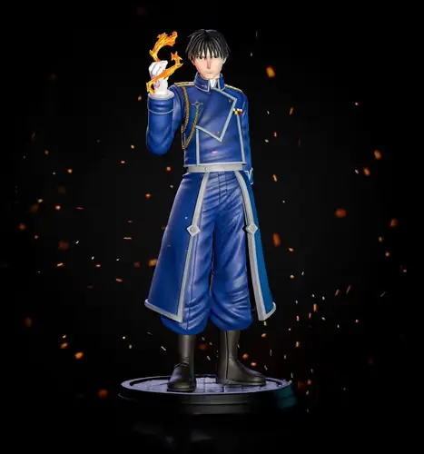Full Metal Alchemist Roy Mh Archivo Stl Para Impresión 3d