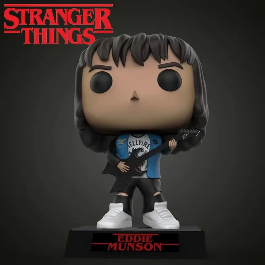Funko Eddie Munson Stranger Archivo Stl Para Impresion 3D