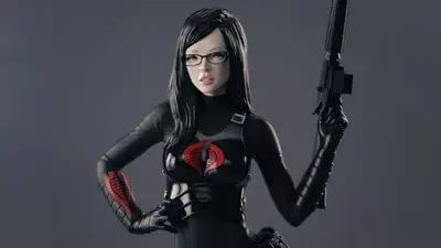 G.i. Joe Baroness Stl Obj Impresión 3d