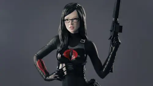 G.i. Joe Baroness Stl Obj Impresión 3d