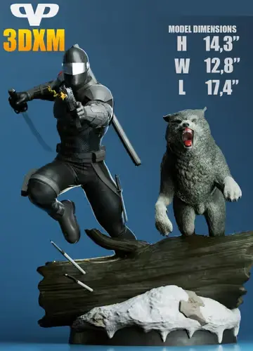 G.i. Joe Snake Eyes 3dxm Archivos Stl Impresión 3d