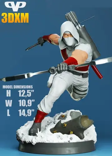 G.i. Joe Storm Shadow 3dxm Archivos Stl Impresión 3d