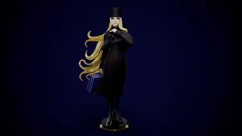 Galaxy Express 999 Maetel Archivo Stl Para Impresión 3d