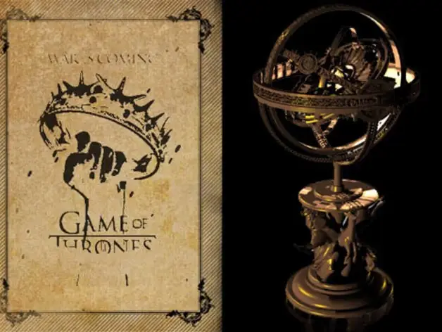 Game Of Thrones Globe Archivo Stl Obj Para Impresion 3D