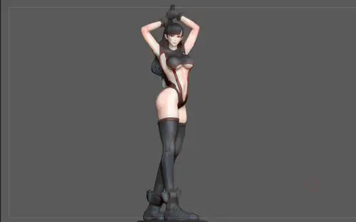 Gantz Reika Shimohira Figurem Archivo Stl Para Impresión 3d
