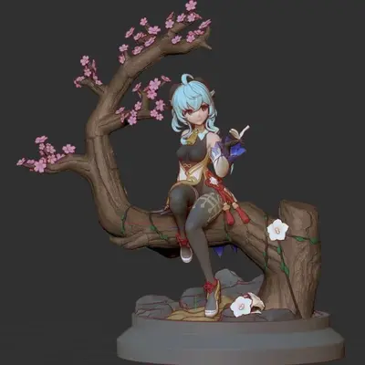 Ganyu Archivo Stl Para Impresion 3D