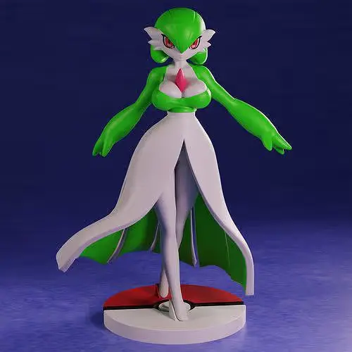 Gardevoir Archivo Stl Para Impresion 3D